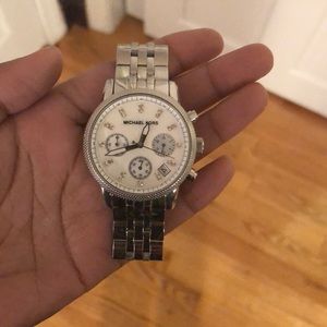 Michael Kors silver watch